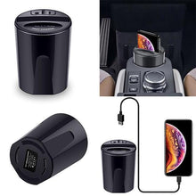 Load image into Gallery viewer, Car Wireless Charger Cup with USB Output for iPhoneXS MAX/XR/X/8 SAMSUNG Galaxy S9/S8/S7/S6/Note8/Note5 edge for PIXEL 3XL

