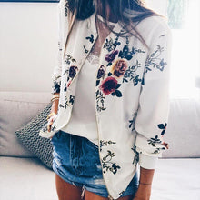 Load image into Gallery viewer, Women Floral Jackets Long Sleeve
