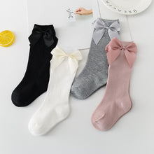Load image into Gallery viewer, Baby Girls Bow Socks 100% Cotton
