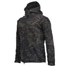 Load image into Gallery viewer, Men&#39;s Outdoor Soft Shell Fleece Windproof  Waterproof Thermal Jacket
