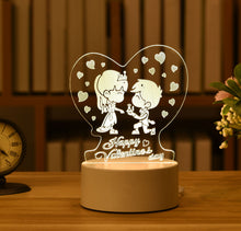 Load image into Gallery viewer, Heart Love Acrylic 3D Night Light
