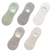 Load image into Gallery viewer, 5 Pairs/Set Women Silicone non-slip Socks
