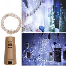 Load image into Gallery viewer, String led Wine Bottle with Cork 20 LED
