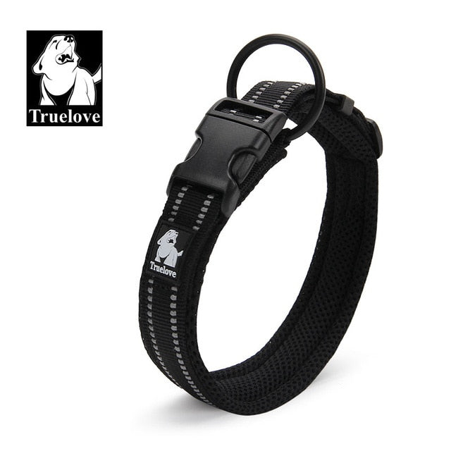 Adjustable Padded Dog Collar 3M Reflective