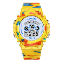 Load image into Gallery viewer, Camouflage Kids Watches LED Waterproof
