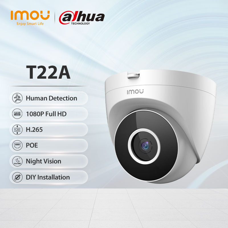Imou IPC-T22A 1080P HD H.265 Eyeball PoE Camera