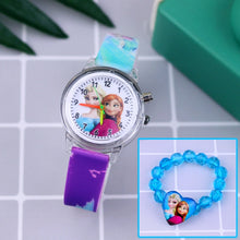 Load image into Gallery viewer, Cartoon Flash Light Girls Watches
