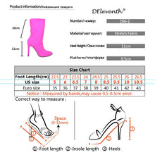 Load image into Gallery viewer, Women Pointed Toe Elastic Boots
