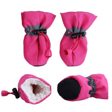 Load image into Gallery viewer, 4pcs/set Waterproof Winter Warm Pet Dog Shoes
