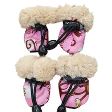 Load image into Gallery viewer, 4pcs/set Waterproof Winter Warm Pet Dog Shoes
