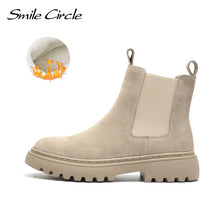 Load image into Gallery viewer, Women&#39;s Suede Leather Ankle Boots
