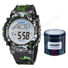 Load image into Gallery viewer, Camouflage Kids Watches LED Waterproof
