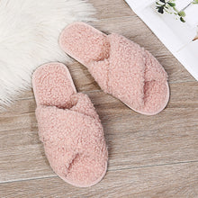 Load image into Gallery viewer, Women House Slippers Faux Fur
